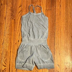 Elegant Gray Women's Romper